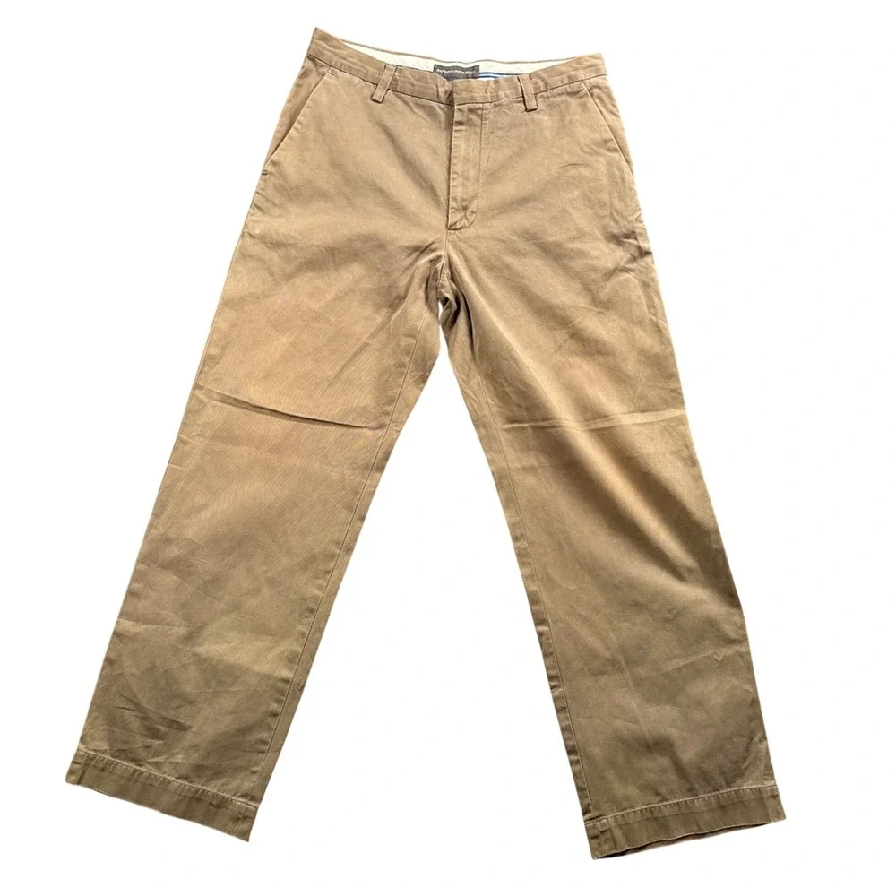 Banana Republic Chino Pants Mens 32x29 Tan Straight Leg Preppy Old Money